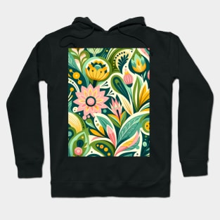 Spring Reawakening Lush Floral Hoodie